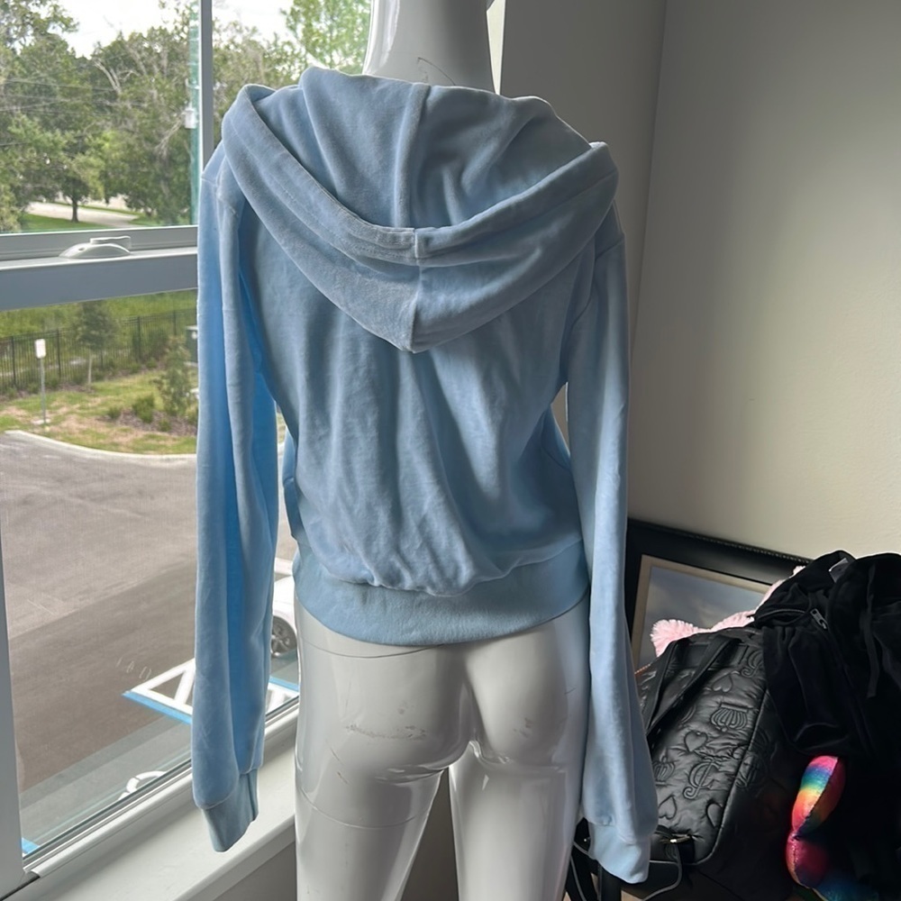 NWT JOHN GALT BRANDY MELVILLE HOODED SWEAT JACKET TOP SIZE ONE SIZE MSRP $34.00 - Picture 2 of 5